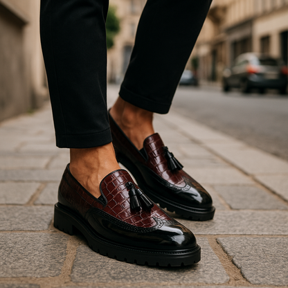 Monarch Two-Tone Platform Loafer