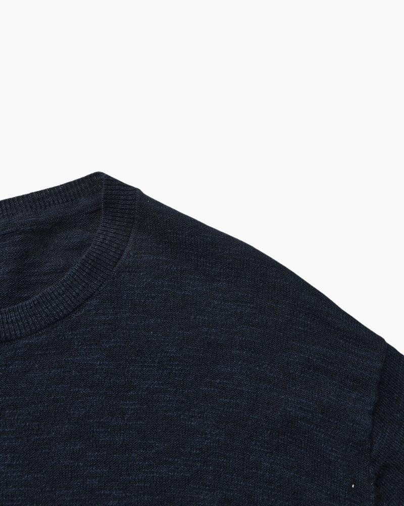 Linned Bomuld Essential Crewneck