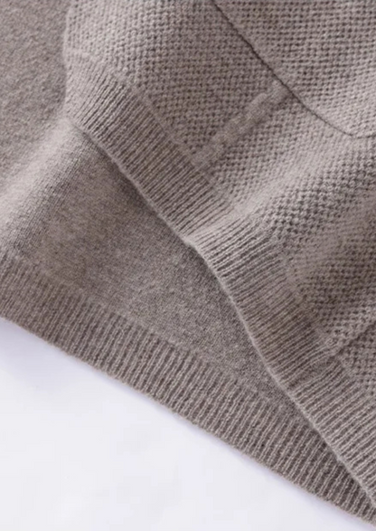PURE EXTRA-FINE MERINO WOOL BUTTON OVERSHIRT
