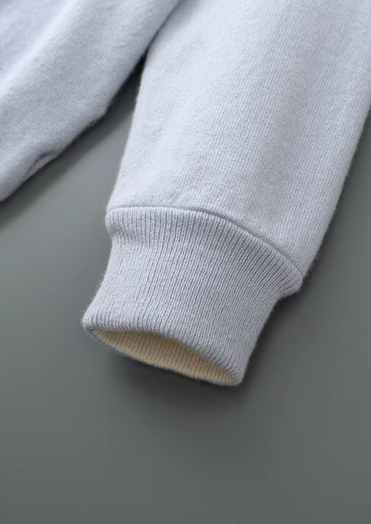 PURE EXTRA-FINE MERINO WOOL ZIP CARDIGAN