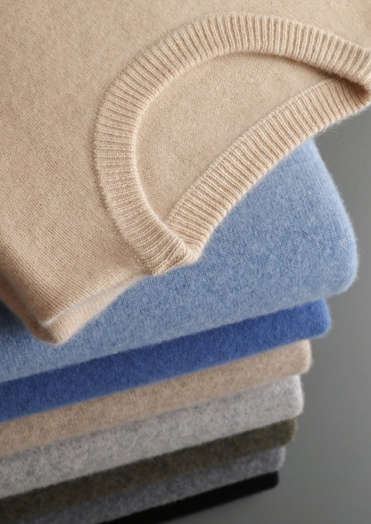 PURE EXTRA-FINE MERINO WOOL CLASSIC CREWNECK