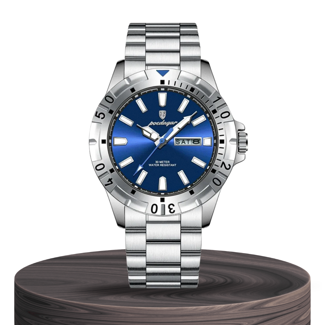 Maverick™ | Sporty Bezel Stainless Steel Watch | 42mm
