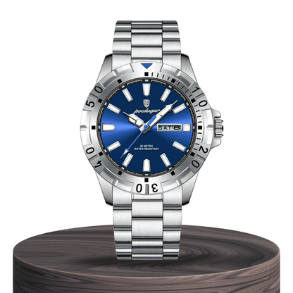 Maverick™ | Sporty Bezel Stainless Steel Watch | 42mm