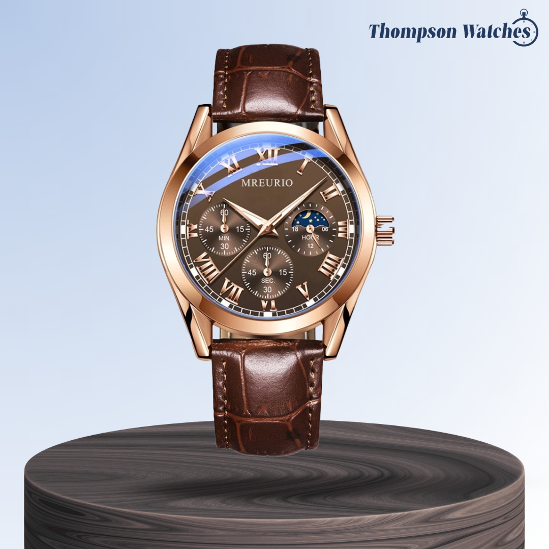 Stephen™ | Elegant Moon Phase Chronograph | 42mm