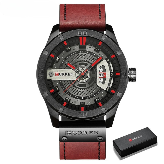 The Curren Leather Watch