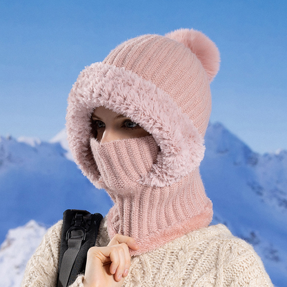 Aurora - Ultra-soft knitted 3-in-1 winter hood