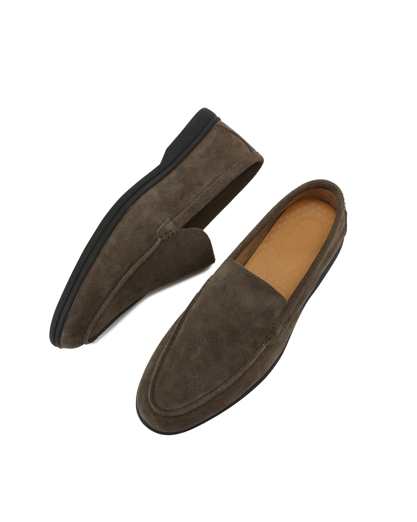 Premium Suede Loafers - Sorte Sål