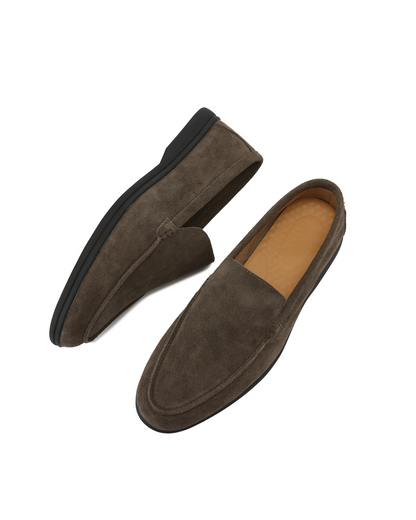 Premium Suede Loafers - Sorte Sål