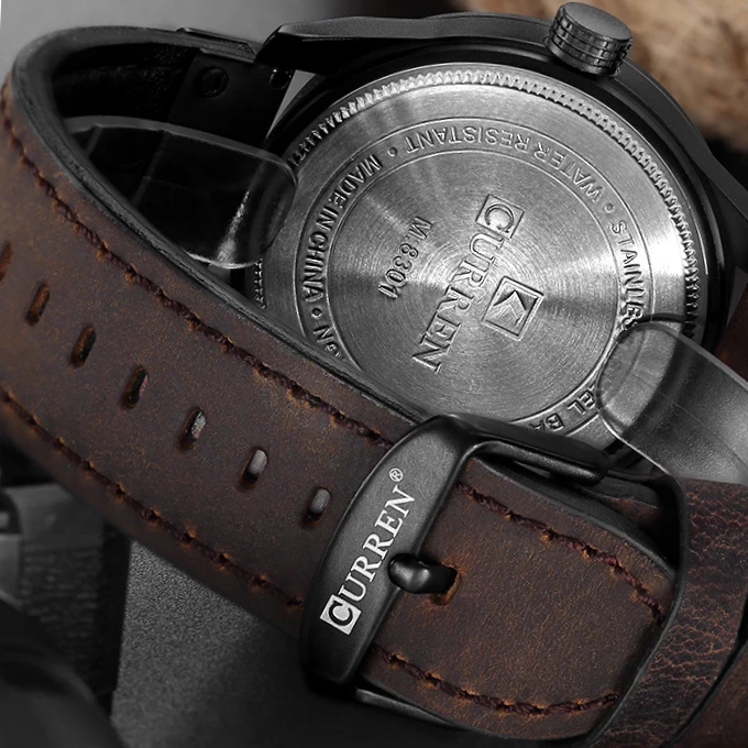 The Curren Leather Watch