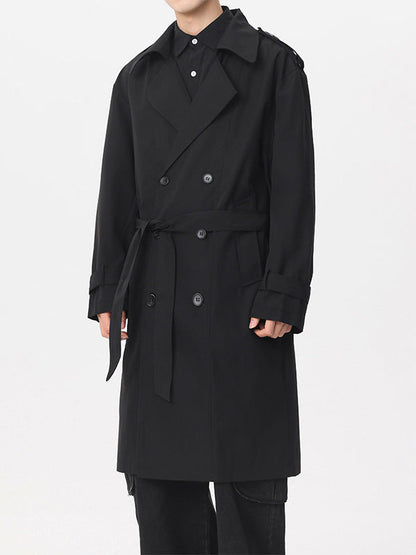 Klassisk Dobbeltradet Trench Coat