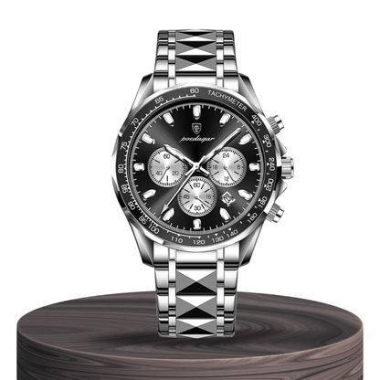 Zane™ | Sleek Sports Dial Statement Chrono Watch | 44.5mm