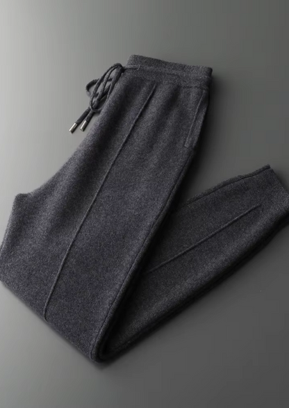 PURE EXTRA-FINE MERINO WOOL LEISURE JOGGERS