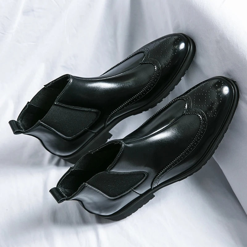 Alden™ Genuine Leather Chelsea Boots