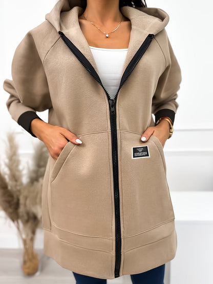 Victoria™ | Elegant Longline Hoodie