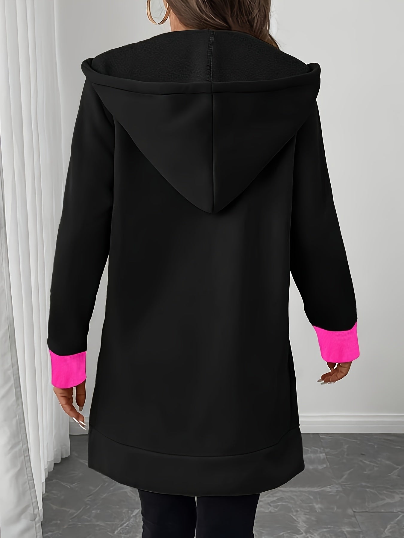 Victoria™ | Elegant Longline Hoodie