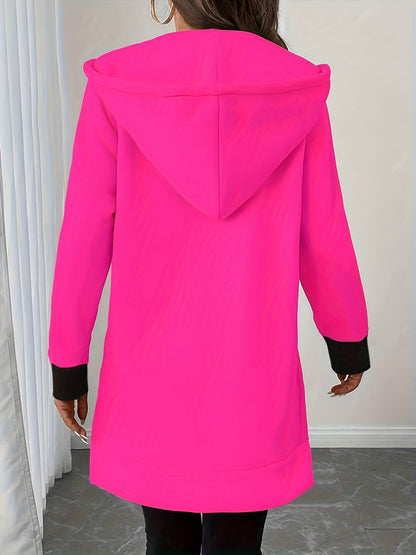 Victoria™ | Elegant Longline Hoodie