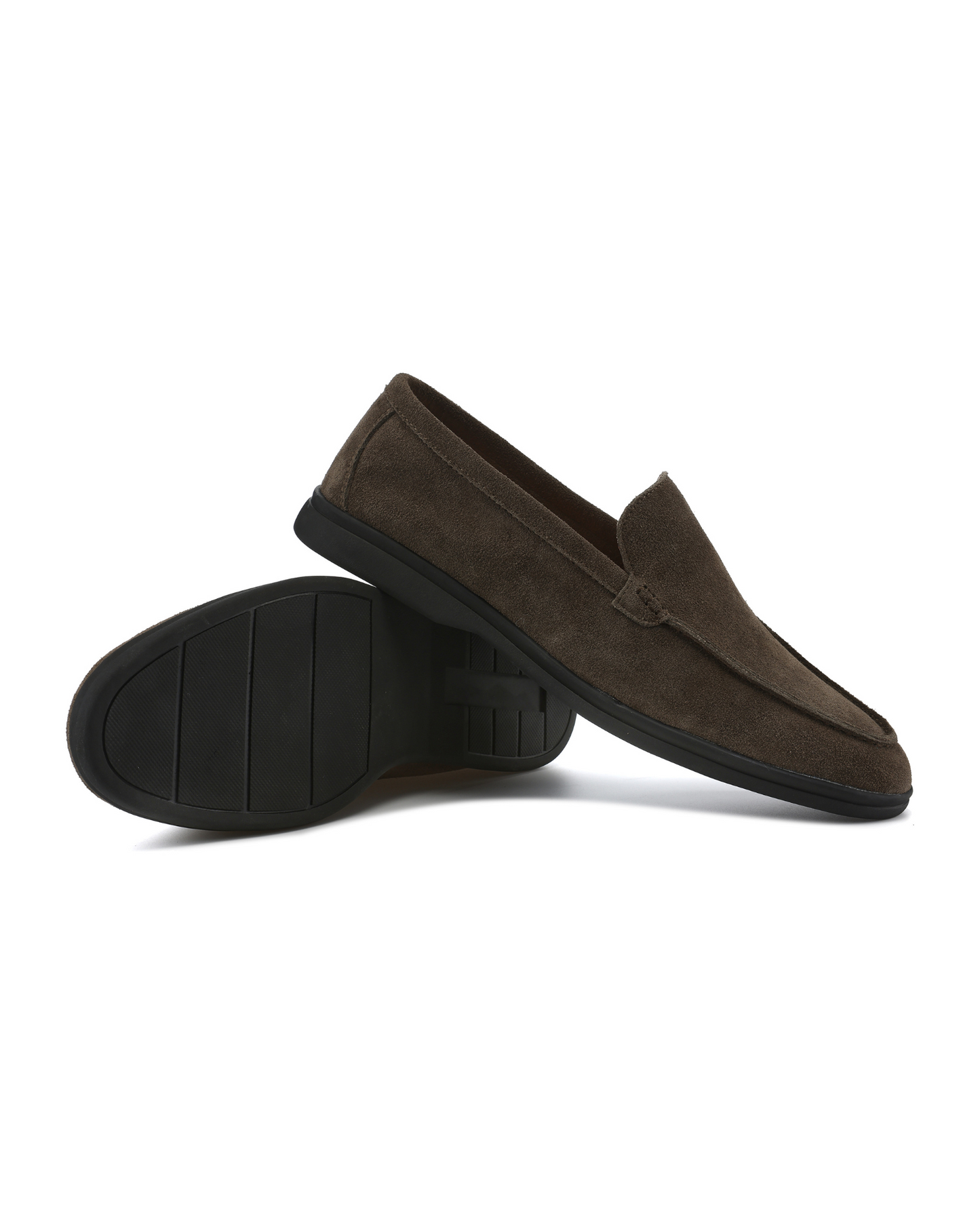 Premium Suede Loafers - Sorte Sål