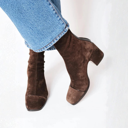 Isaline™ - Elegant Ankle Boots with Block Heels