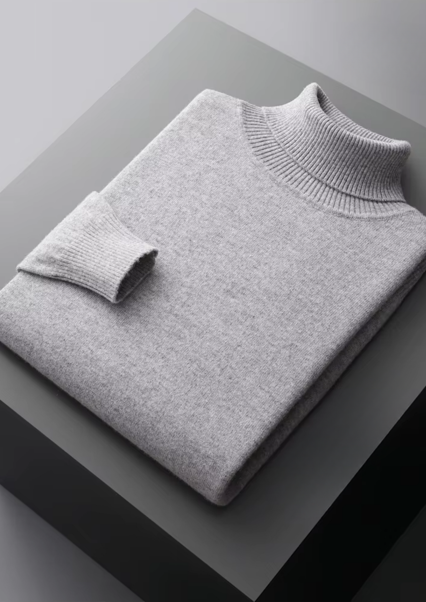 PURE EXTRA-FINE MERINO WOOL CLASSIC ROLLNECK