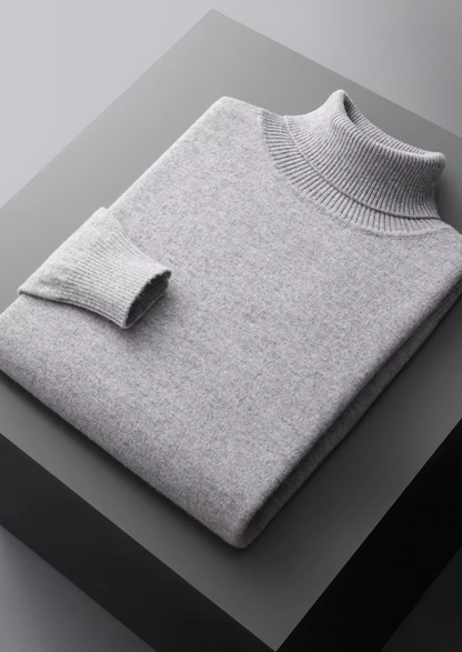 PURE EXTRA-FINE MERINO WOOL CLASSIC ROLLNECK