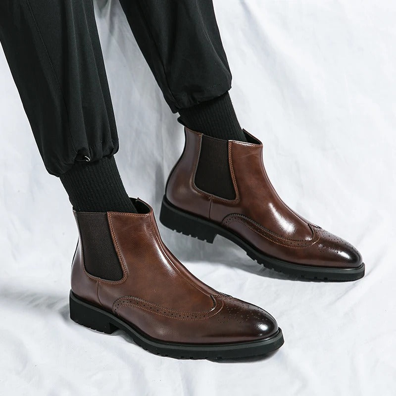 Alden™ Genuine Leather Chelsea Boots