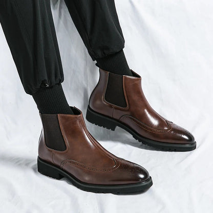 Alden™ Genuine Leather Chelsea Boots