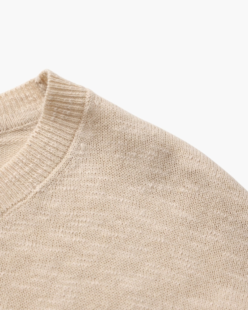 Linned Bomuld Essential Crewneck