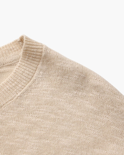 Linned Bomuld Essential Crewneck