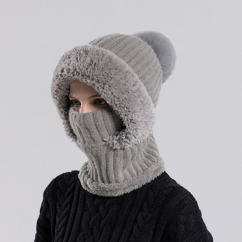 Aurora - Ultra-soft knitted 3-in-1 winter hood