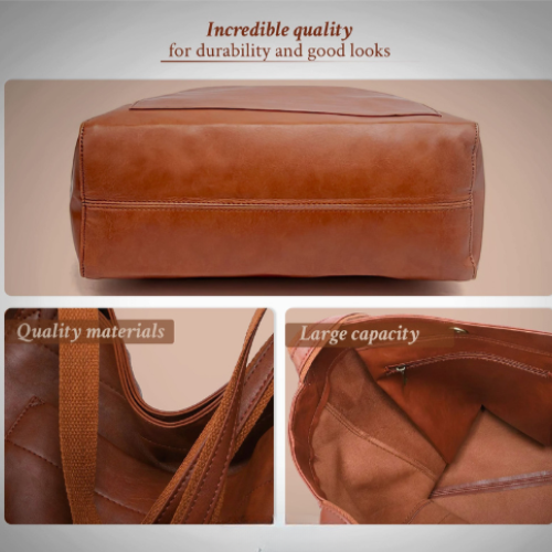 Lorena™'s Modern Chic | Stylish Leather Bag