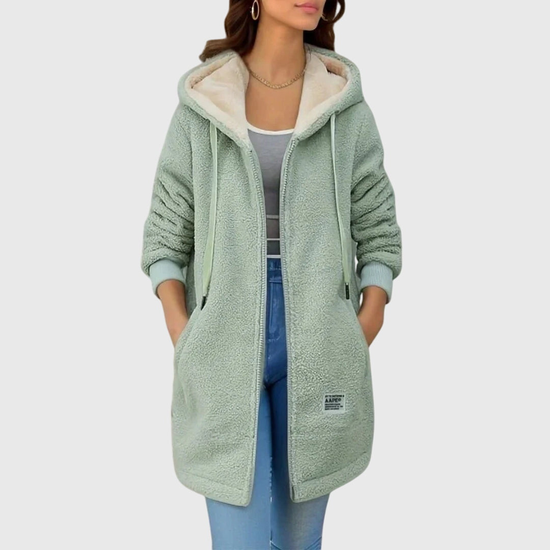 Birgitta™ | Women's Fleece Jacket – Style and Warmth for Cold Days