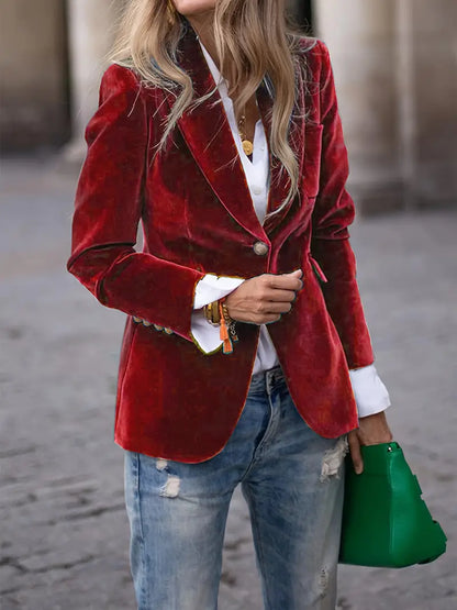 JULISSA™ | ELEGANT VELVET BLAZER