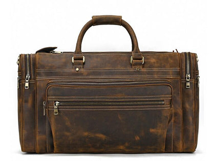 Outdoor Leather Men's Duffle Bag