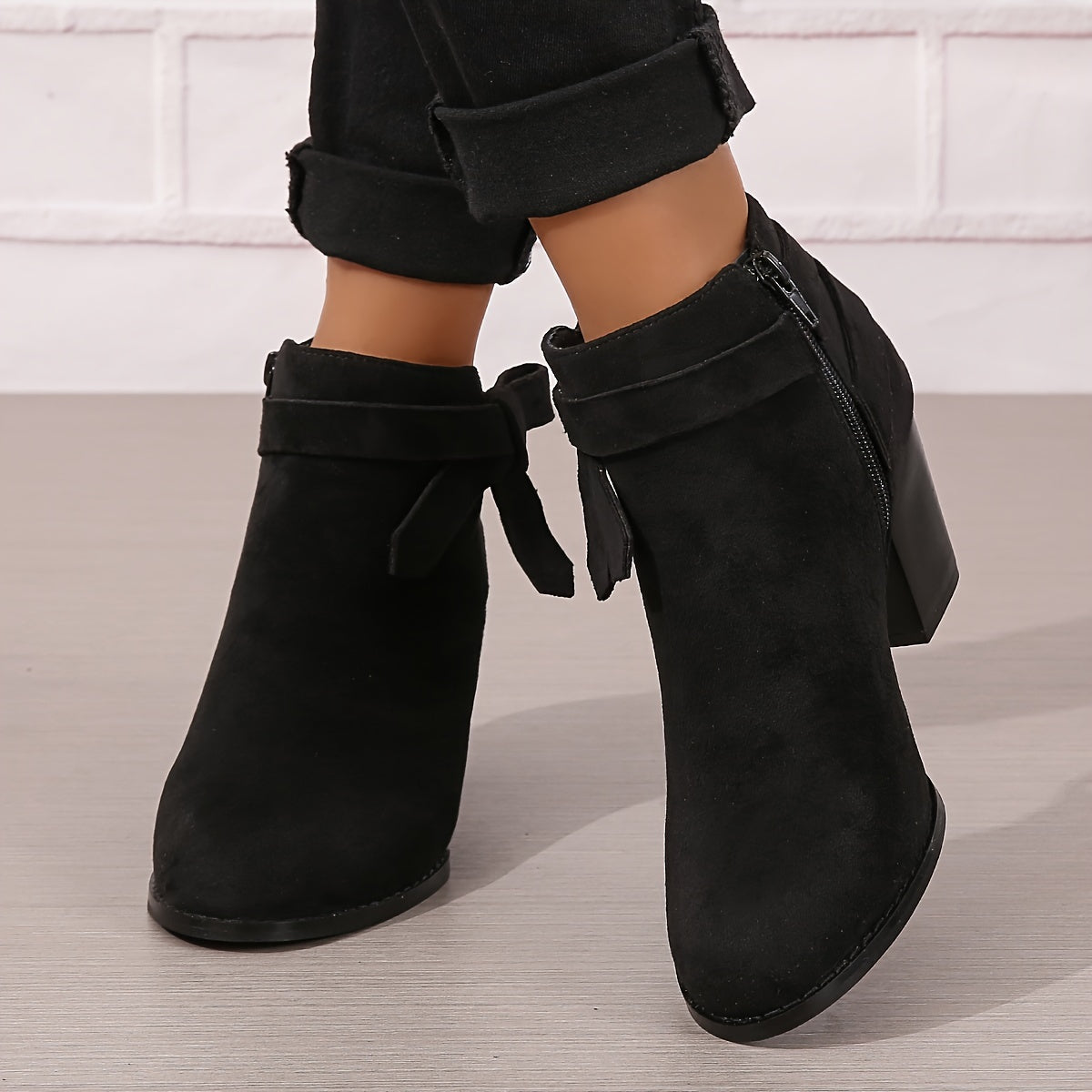 Léa™ | Elegant Ankle Boots with Stable Heel