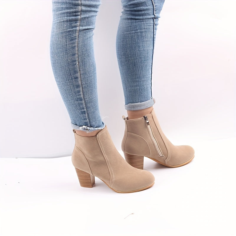 Maryline™ – Stable Heeled Ankle Boots for Long-lasting Comfort