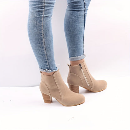 Maryline™ – Stable Heeled Ankle Boots for Long-lasting Comfort