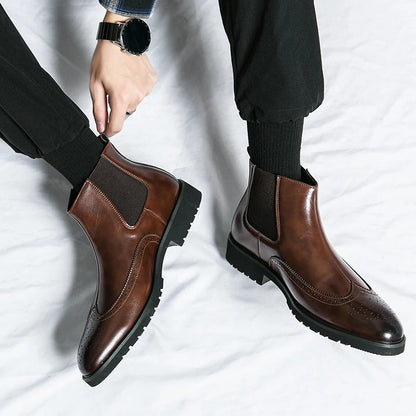 Alden™ Genuine Leather Chelsea Boots
