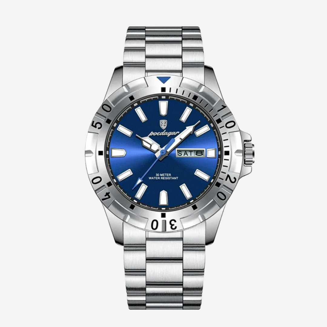 Maverick™ | Sporty Bezel Stainless Steel Watch | 42mm