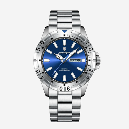 Maverick™ | Sporty Bezel Stainless Steel Watch | 42mm