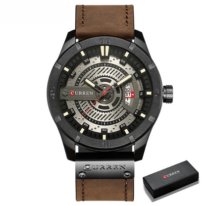 The Curren Leather Watch