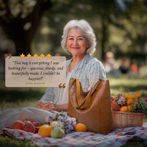 Lorena™'s Modern Chic | Stylish Leather Bag