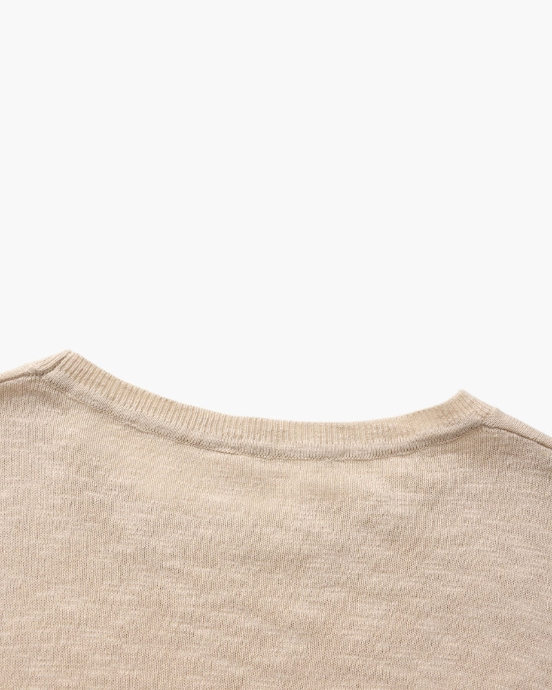 Linned Bomuld Essential Crewneck