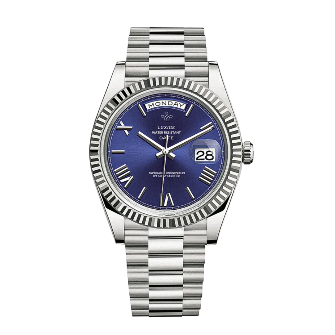 Frederick™ | Sharp Lines and Classic Day-Date Styling Watch | 40mm