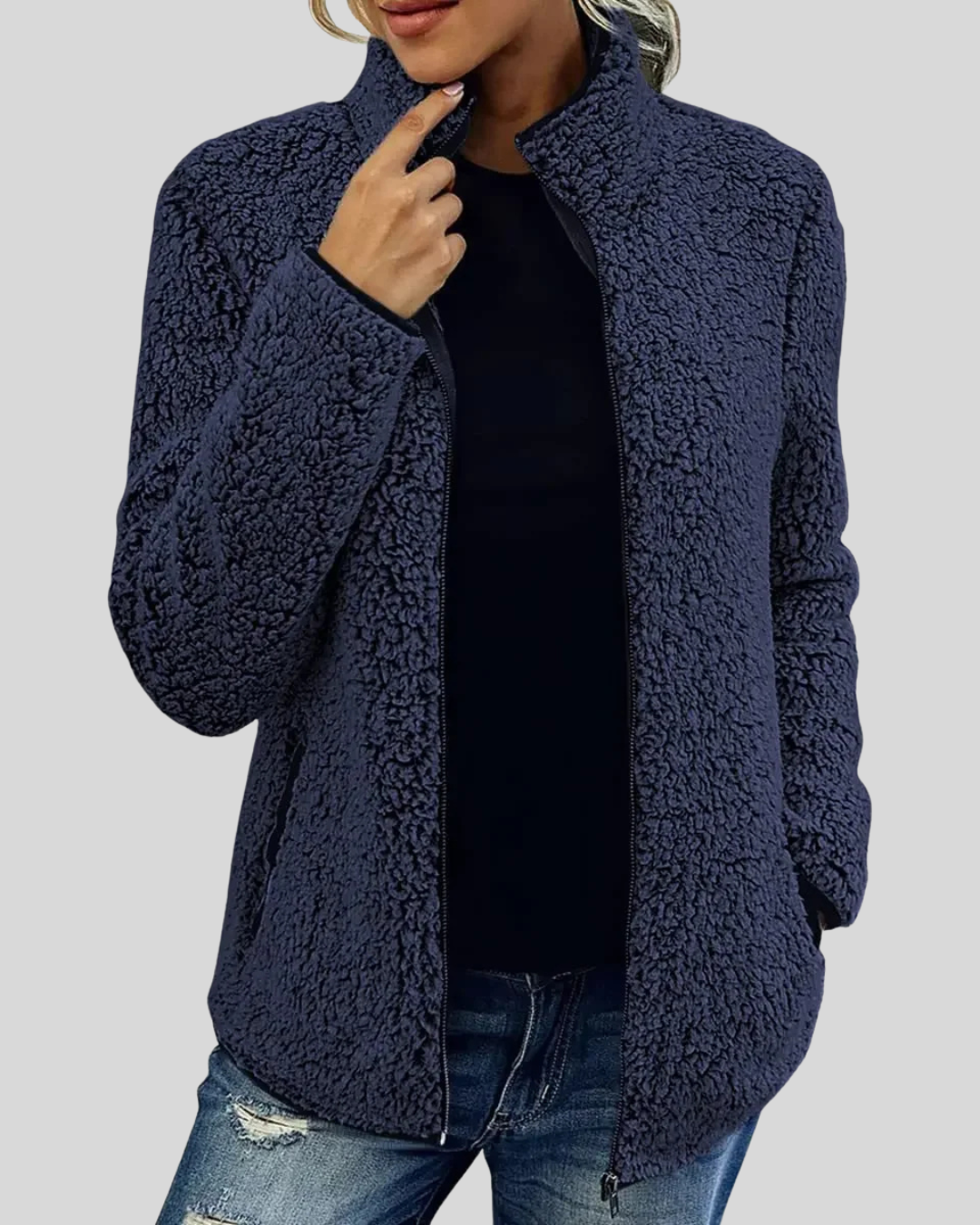 Victoria™ | Elegant Casual Fleece Jakke