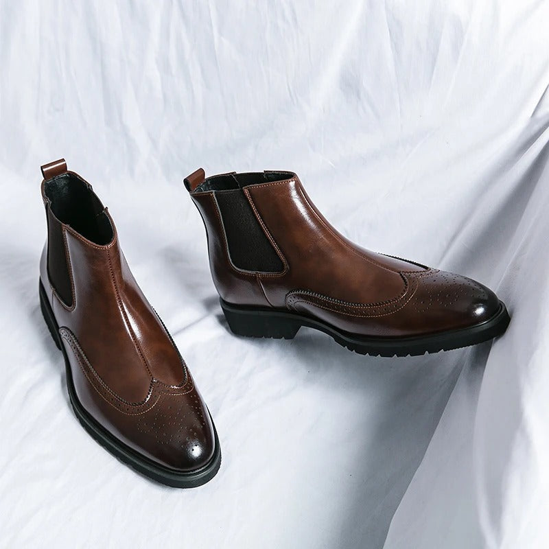 Alden™ Genuine Leather Chelsea Boots