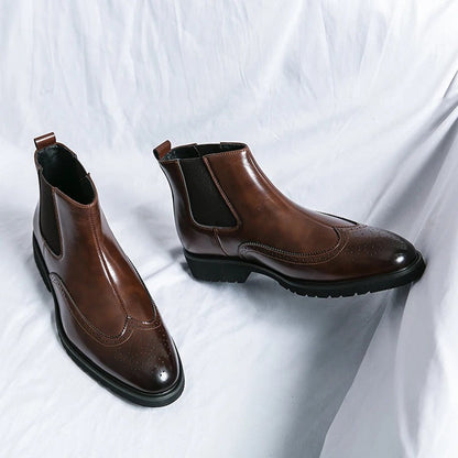 Alden™ Genuine Leather Chelsea Boots