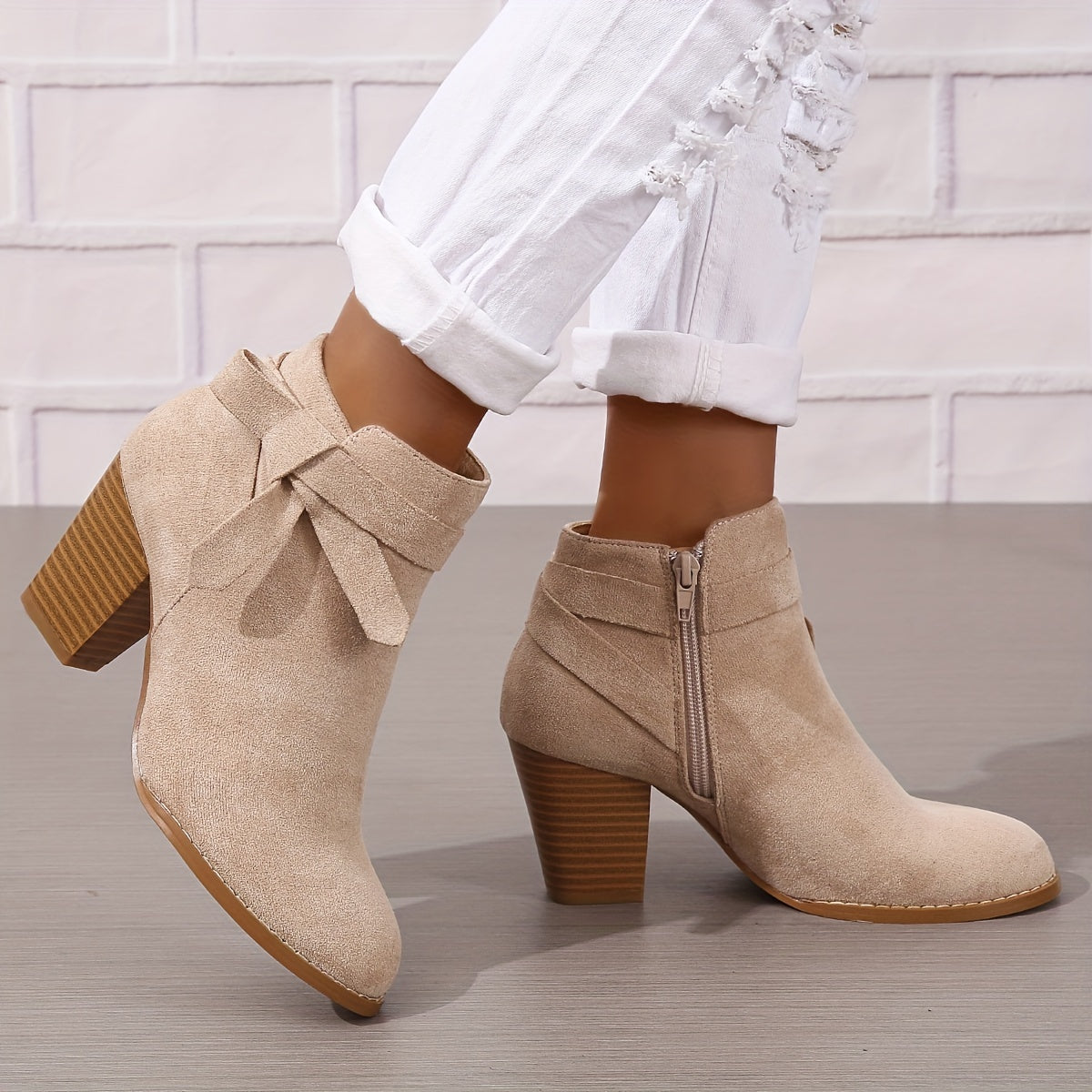 Léa™ | Elegant Ankle Boots with Stable Heel