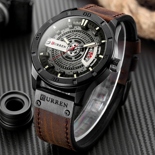 The Curren Leather Watch