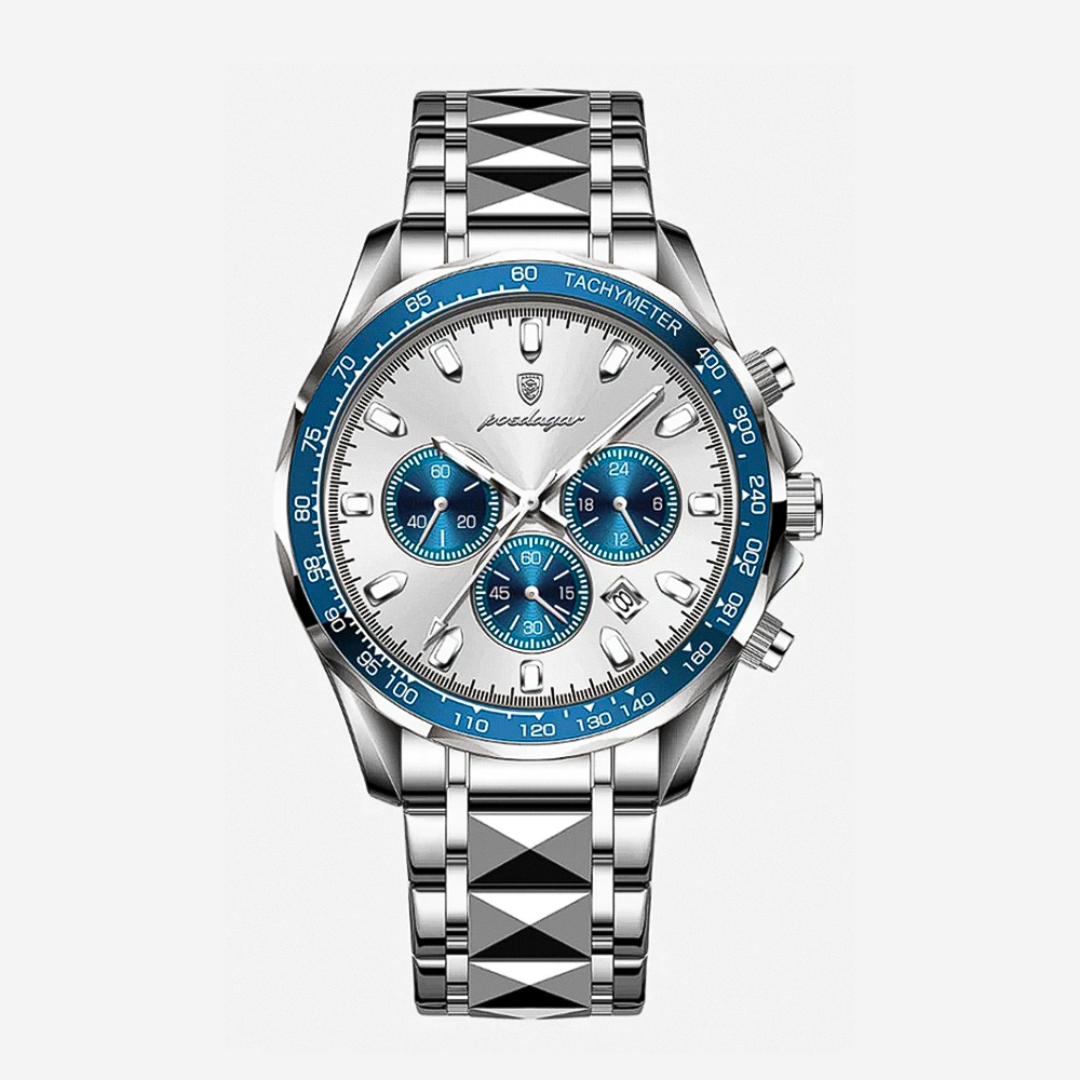 Zane™ | Sleek Sports Dial Statement Chrono Watch | 44.5mm