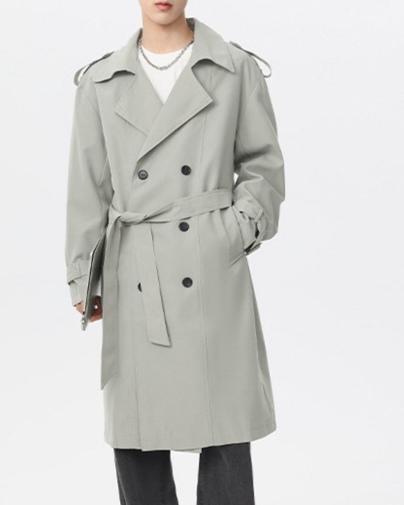Klassisk Dobbeltradet Trench Coat